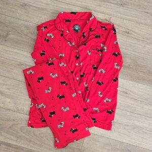 Laura Ashley Scottie/Westie Terrier Pajama Set